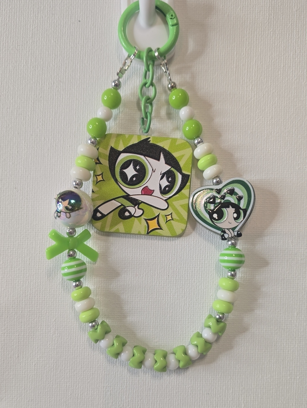 PPG Green Keychain-phonecharm-handmade